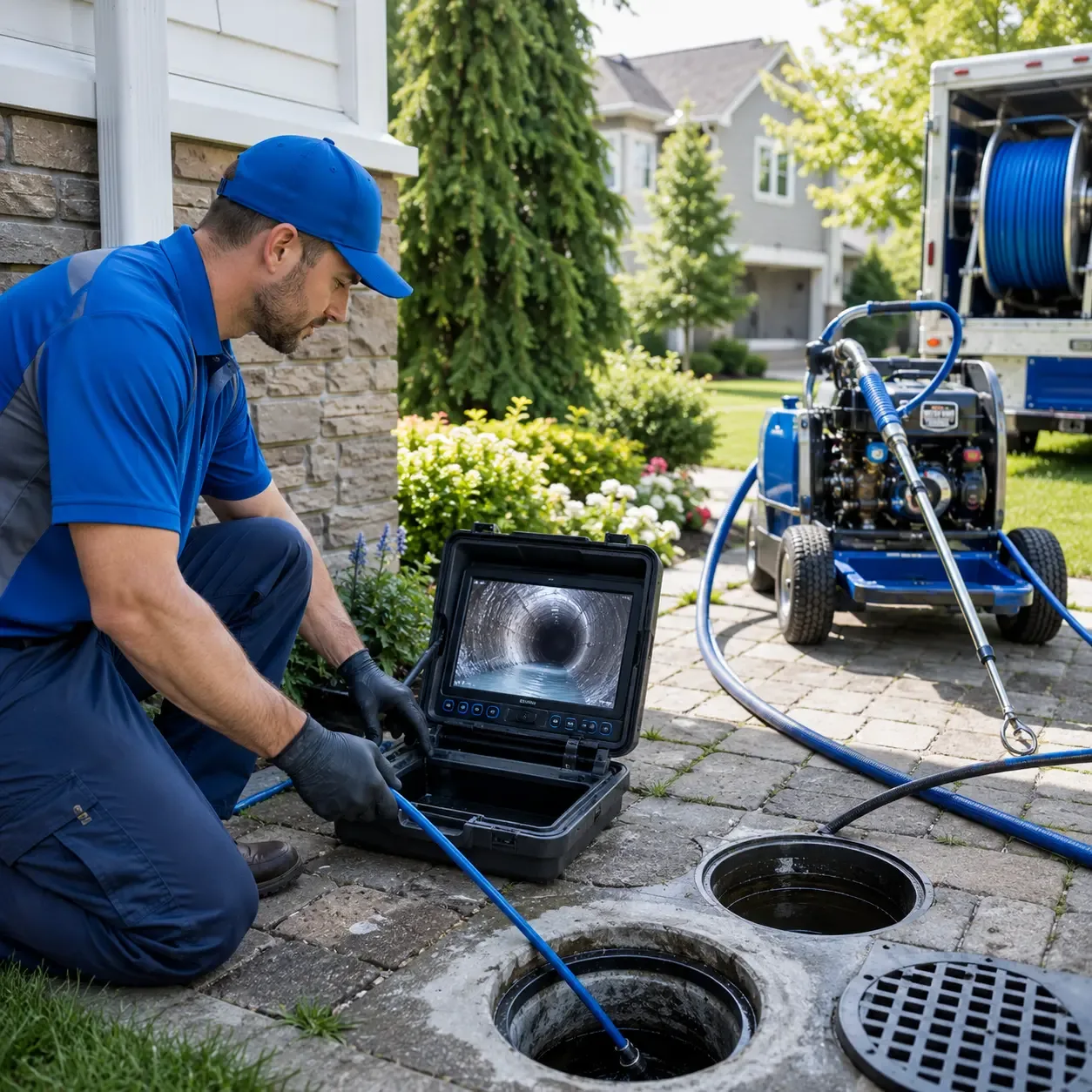Outdoor drain cleaning professionals serving Hebron, MD
